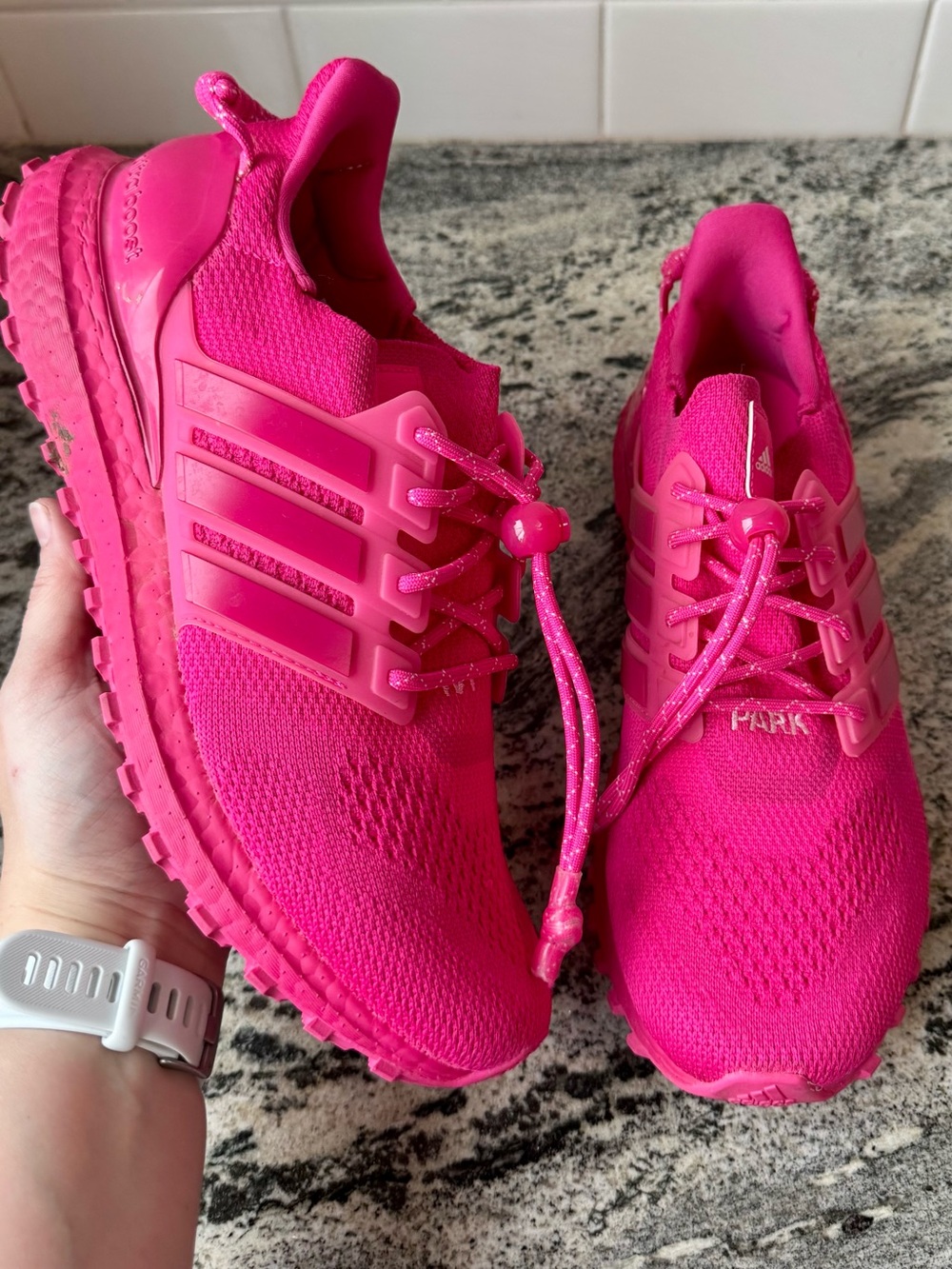 Ivy Park x adidas UltraBoost OG “Ivy Heart” in Shock Pink/ Real Magenta W 9 EUC